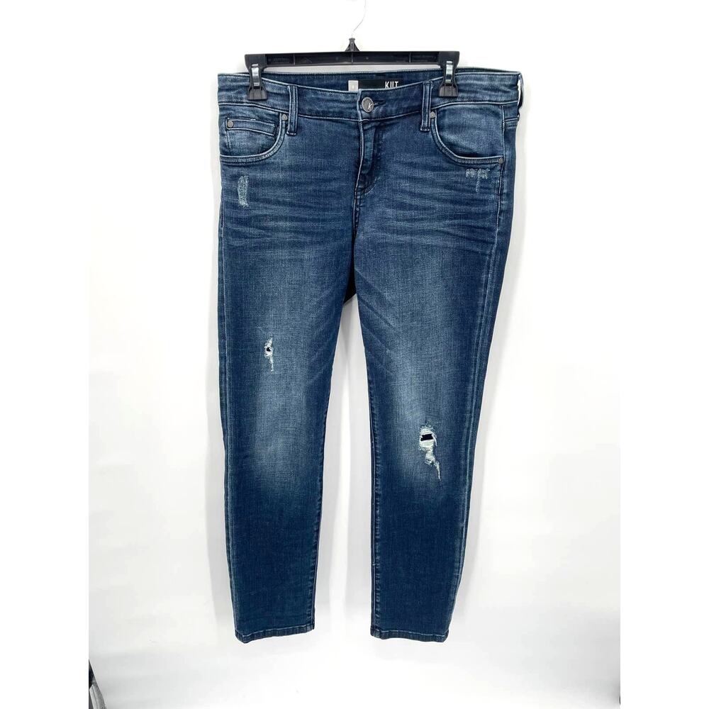 KUT FROM THE KLOTH Catherine Distressed Boyfriend Jean // 6